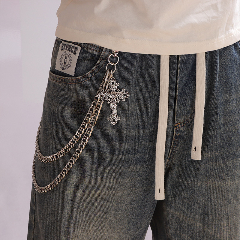 Fashion Punk Metal Pants Chain - Men'S Accessories For Jeans のレビューと価格