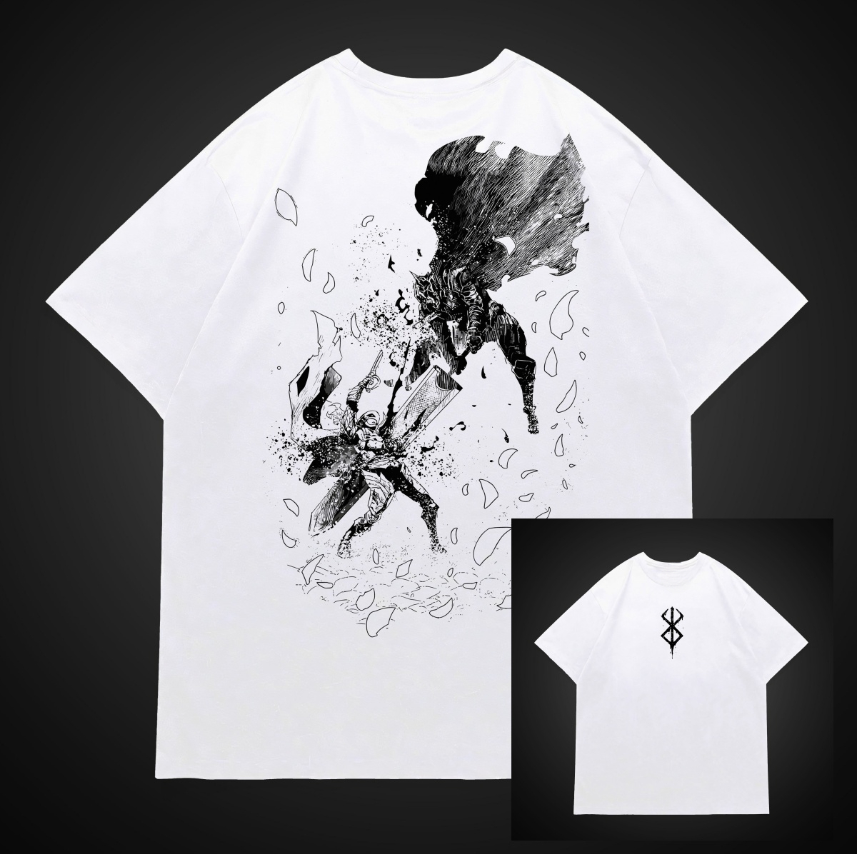Art Black Berserk Anime T-Shir - Men Accessories Unique のレビューと価格