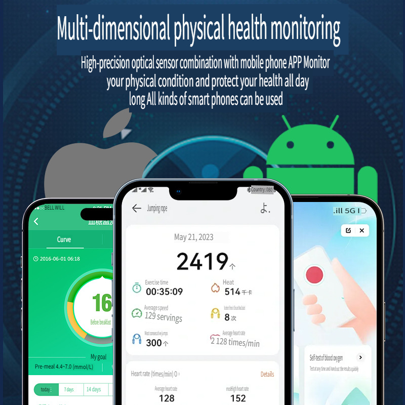 Smart Ring Bluetooth Health Tr - Men Accessories App のレビューと価格