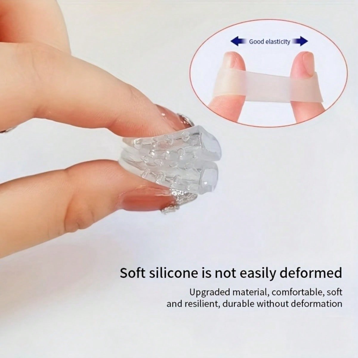 4pcs Silicone Shoe Toe Anti-Fr - Men Accessories Combo Gift のレビューと価格