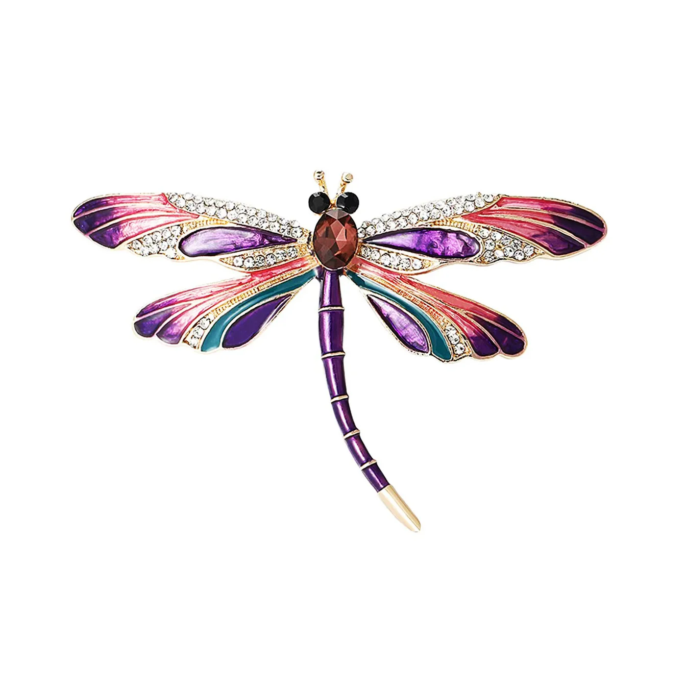 1Pc Trendy Dragonfly Brooches  - Men'S Accessories Trends 2025 のレビューと価格