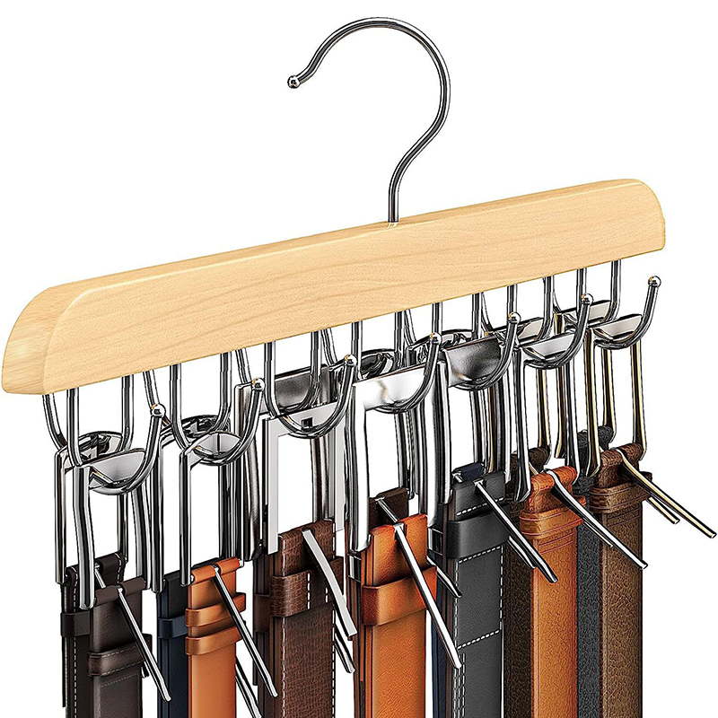 Wooden Belt Rack Women Storage - Men'S Accessories Organizer For Wardrobe のレビューと価格