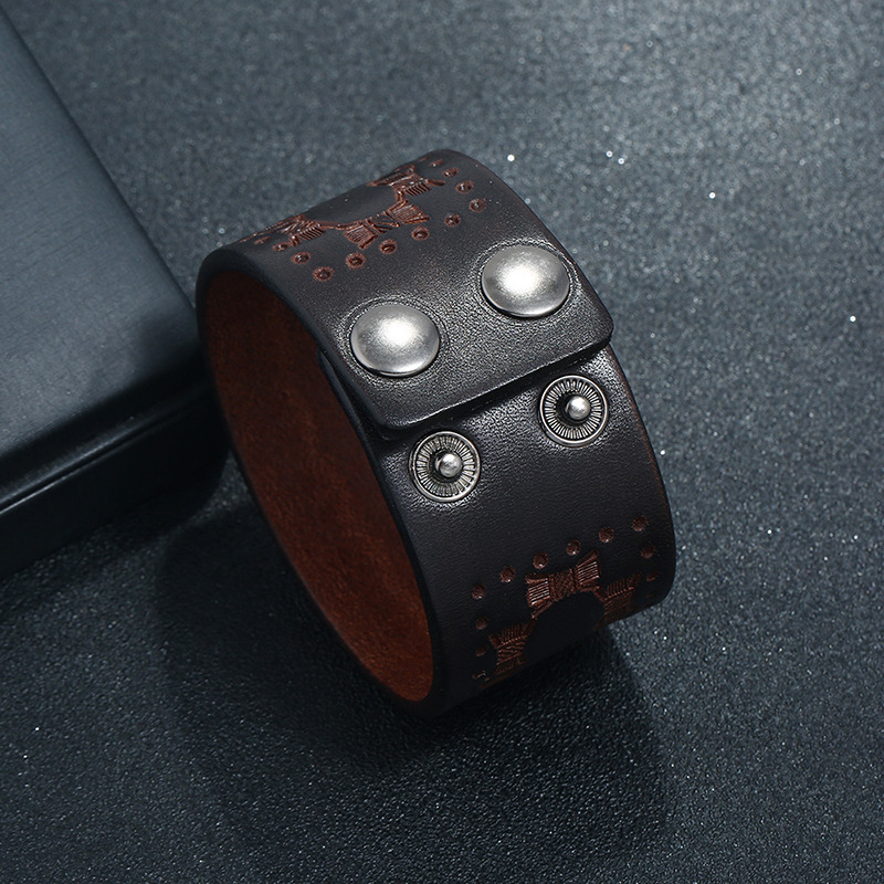 Men's Punk Vintage Bracelet -  - Men Accessories Pk のレビューと価格