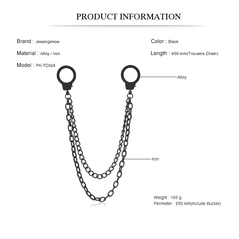 Punk Style Chain On The Jeans  - Men Accessories Pk のレビューと価格