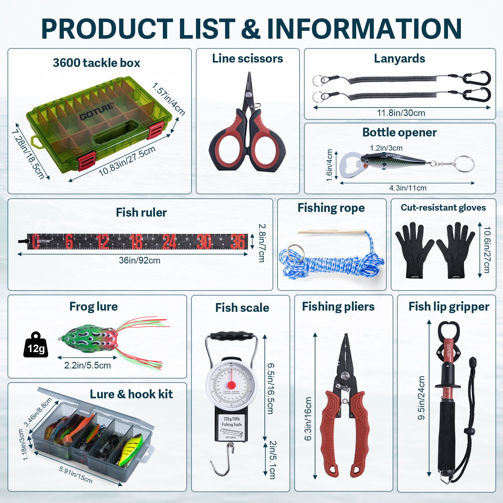 Goture Outdoor Fishing Accesso - Men Accessories Combo Gift のレビューと価格