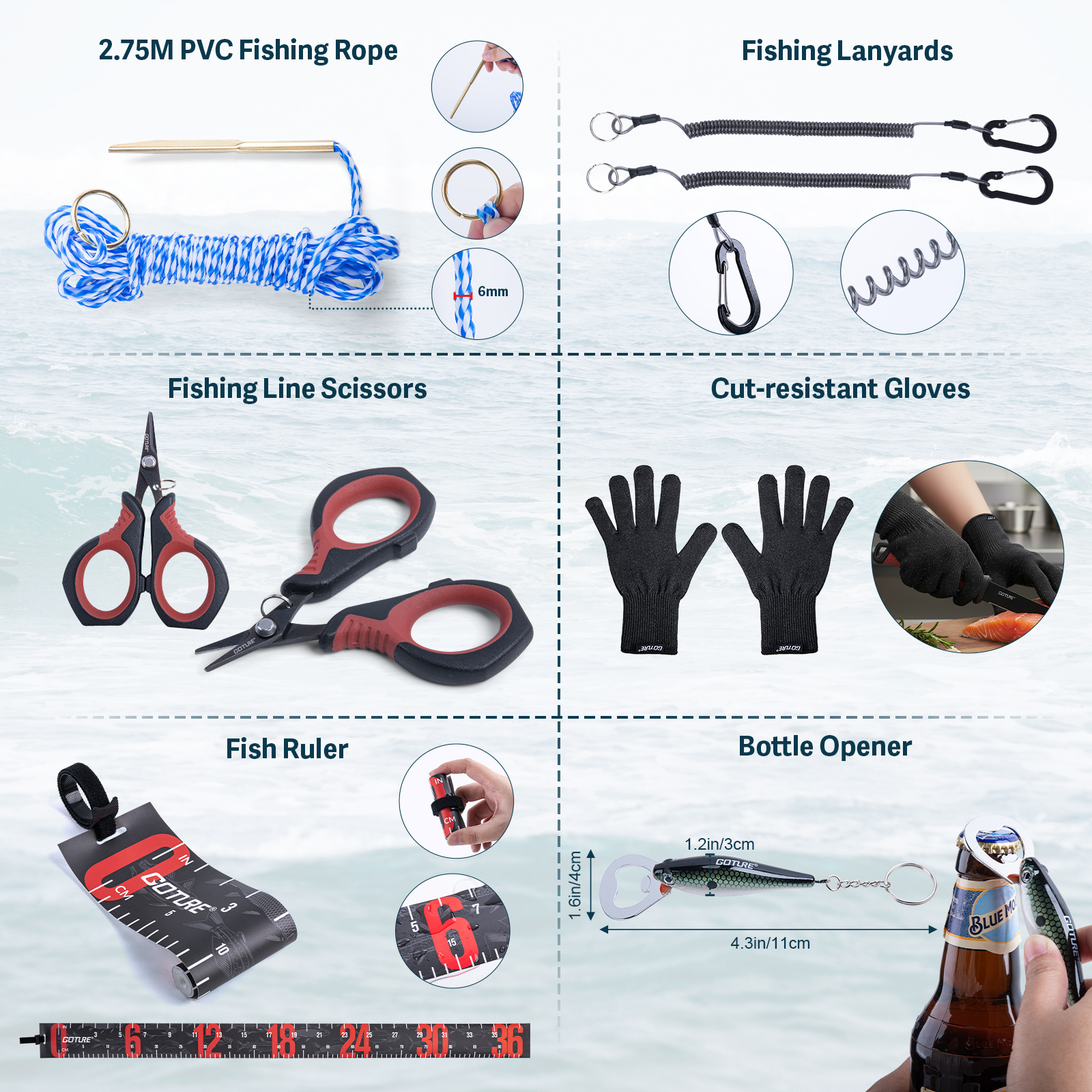Goture Outdoor Fishing Accesso - Men Accessories Combo Gift のレビューと価格