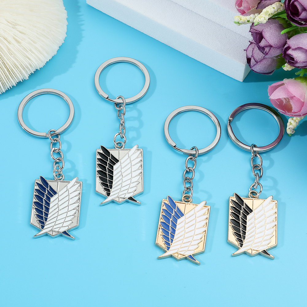 Anime Attack on Titan Enamel B - Men Keychain Accessories のレビューと価格