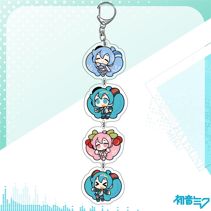 Hatsune Miku Vocaloid Anime Ac - Men Keychain Accessories のレビューと価格