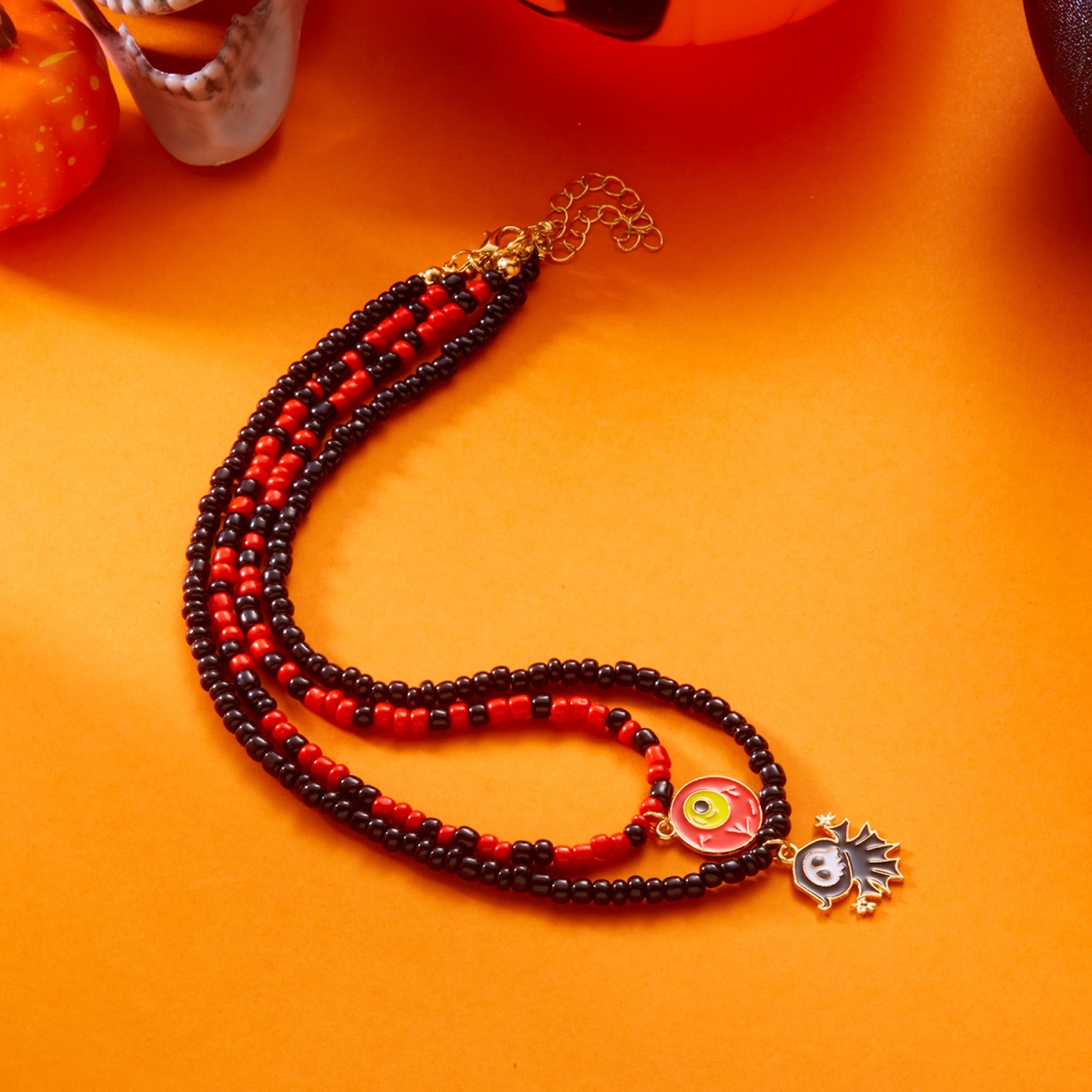Double Layer Evil Eye Pendant  - Men Accessories Evil Eye のレビューと価格