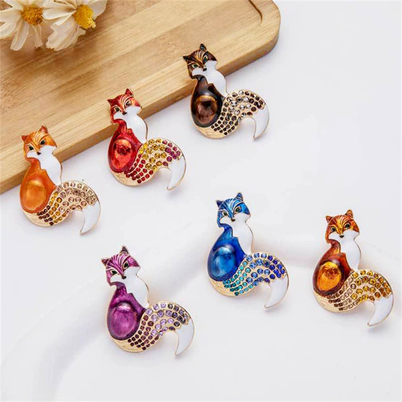 1Pc Retro Fox Brooch for Men W - Men'S Accessories Trends 2025 のレビューと価格
