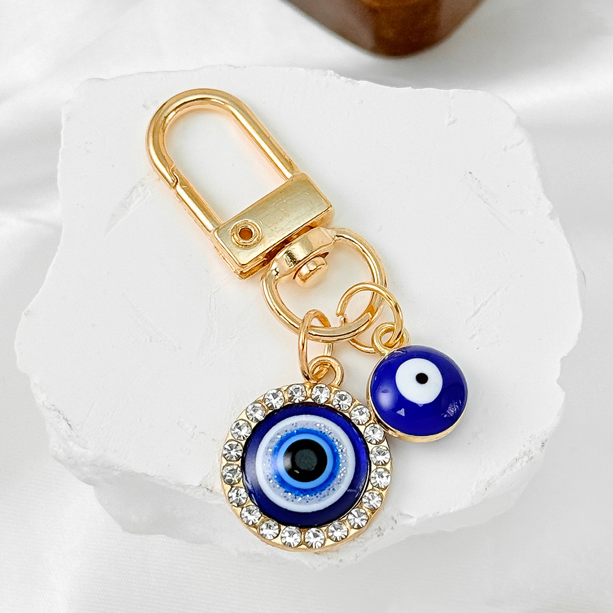 keychain eyelash Metal Evil Ey - Men Accessories Evil Eye のレビューと価格