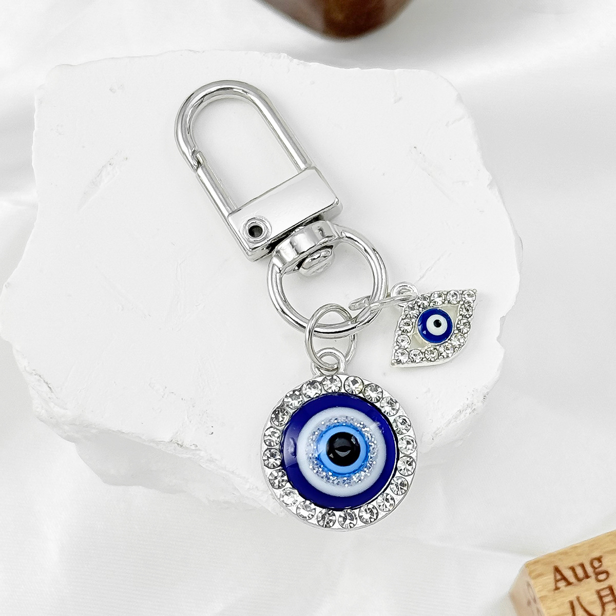 keychain eyelash Metal Evil Ey - Men Accessories Evil Eye のレビューと価格