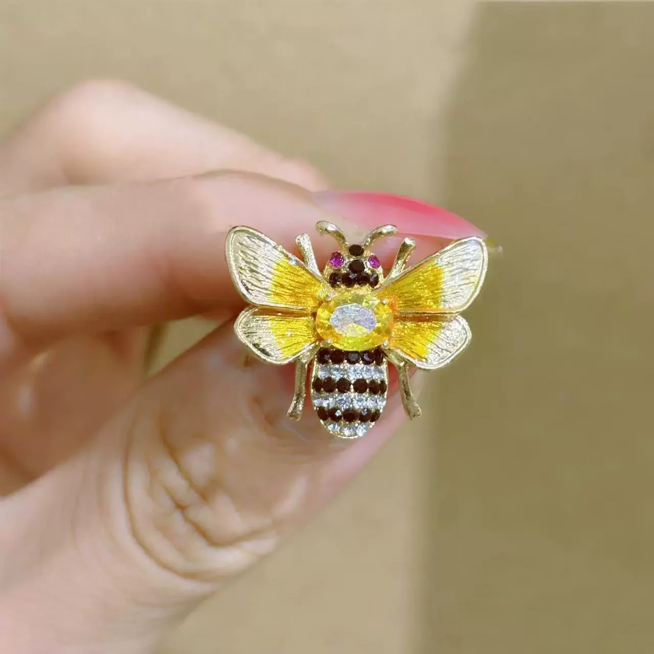 1Pc Trendy Little Bee Brooch f - Men'S Accessories Trends 2025 のレビューと価格