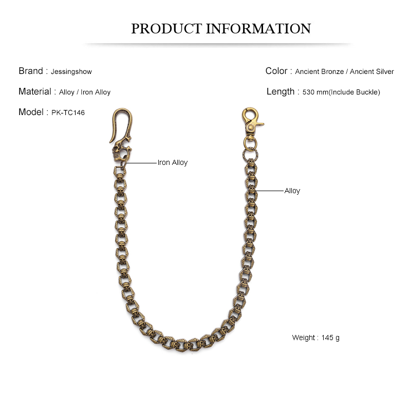 Vintage Punk Gothic Metal Skul - Men Accessories Pk のレビューと価格