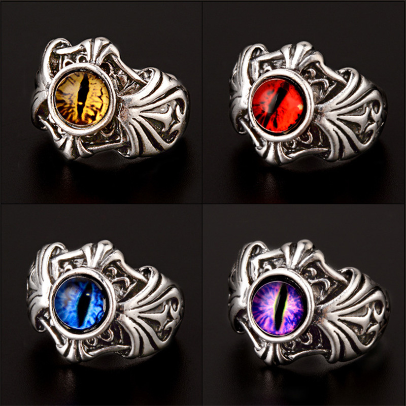 Retro Vines Evil Eye Ring For  - Men Accessories Evil Eye のレビューと価格