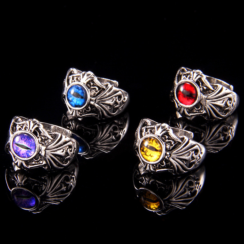 Retro Vines Evil Eye Ring For  - Men Accessories Evil Eye のレビューと価格
