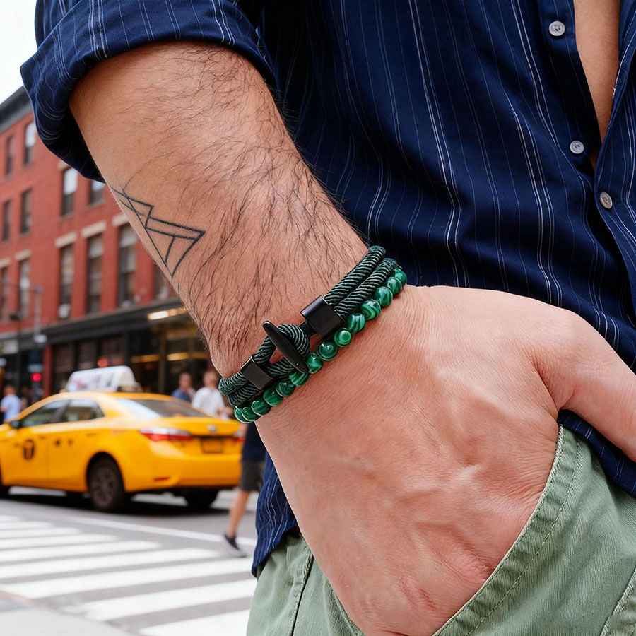 Unique Anchor 2Pcs Man Bracele - Men'S Vacation Accessories のレビューと価格