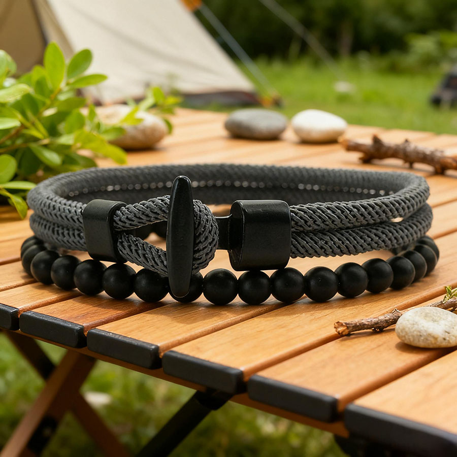 Unique Anchor 2Pcs Man Bracele - Men'S Vacation Accessories のレビューと価格