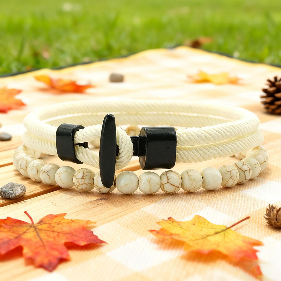 Unique Anchor 2Pcs Man Bracele - Men'S Vacation Accessories のレビューと価格