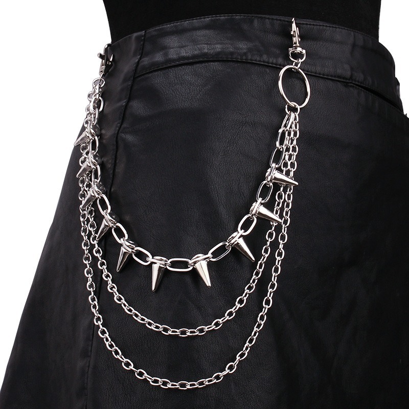 Hip Hop Punk Rock Metal Pants  - Men'S Accessories For Jeans のレビューと価格