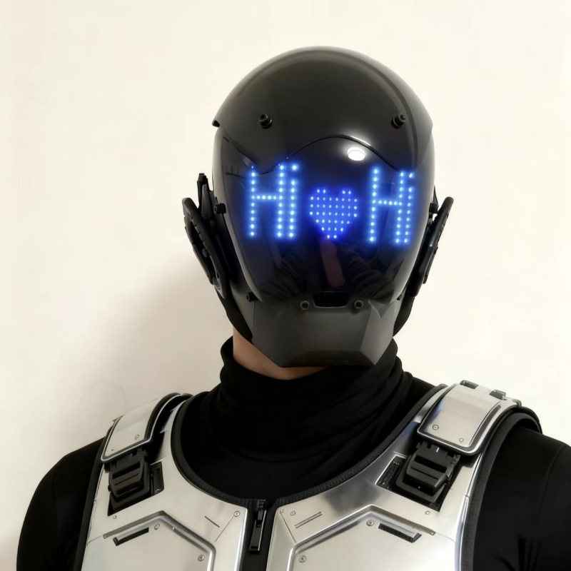 Punk Mask Cosplay for Men,Blue - Men Accessories App のレビューと価格