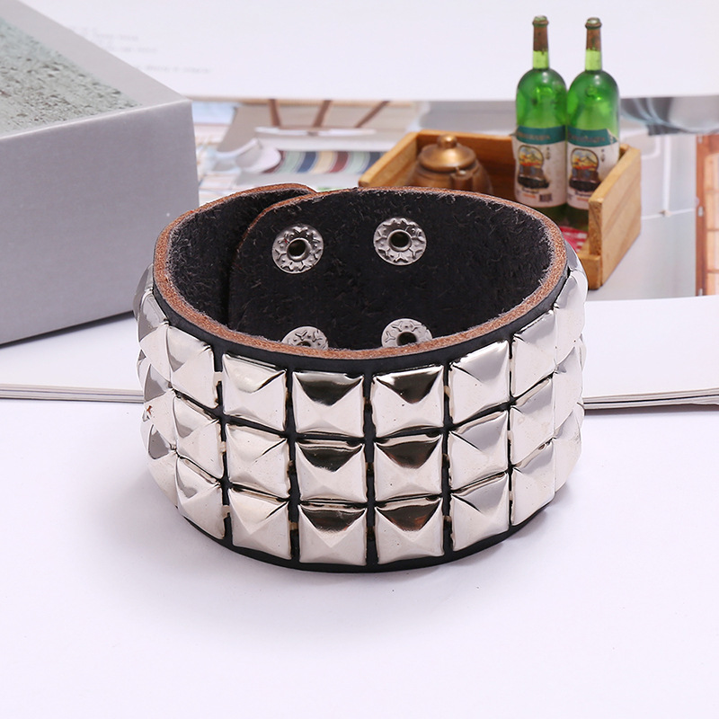 Men's Hip Hop Punk Three-Row S - Men Accessories Pk のレビューと価格
