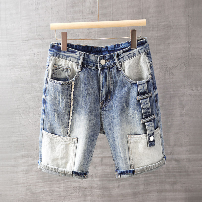 Men's Short Jeans Pants with P - Men'S Accessories For Jeans のレビューと価格