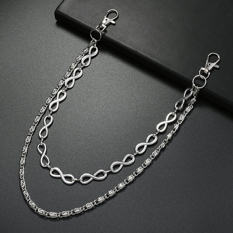 Punk Style Double Layer Jeans  - Men Accessories Pk のレビューと価格
