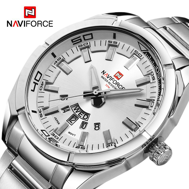NAVIFORCE Brand Men Watches Fu - Men'S Accessories Luxury Brands のレビューと価格