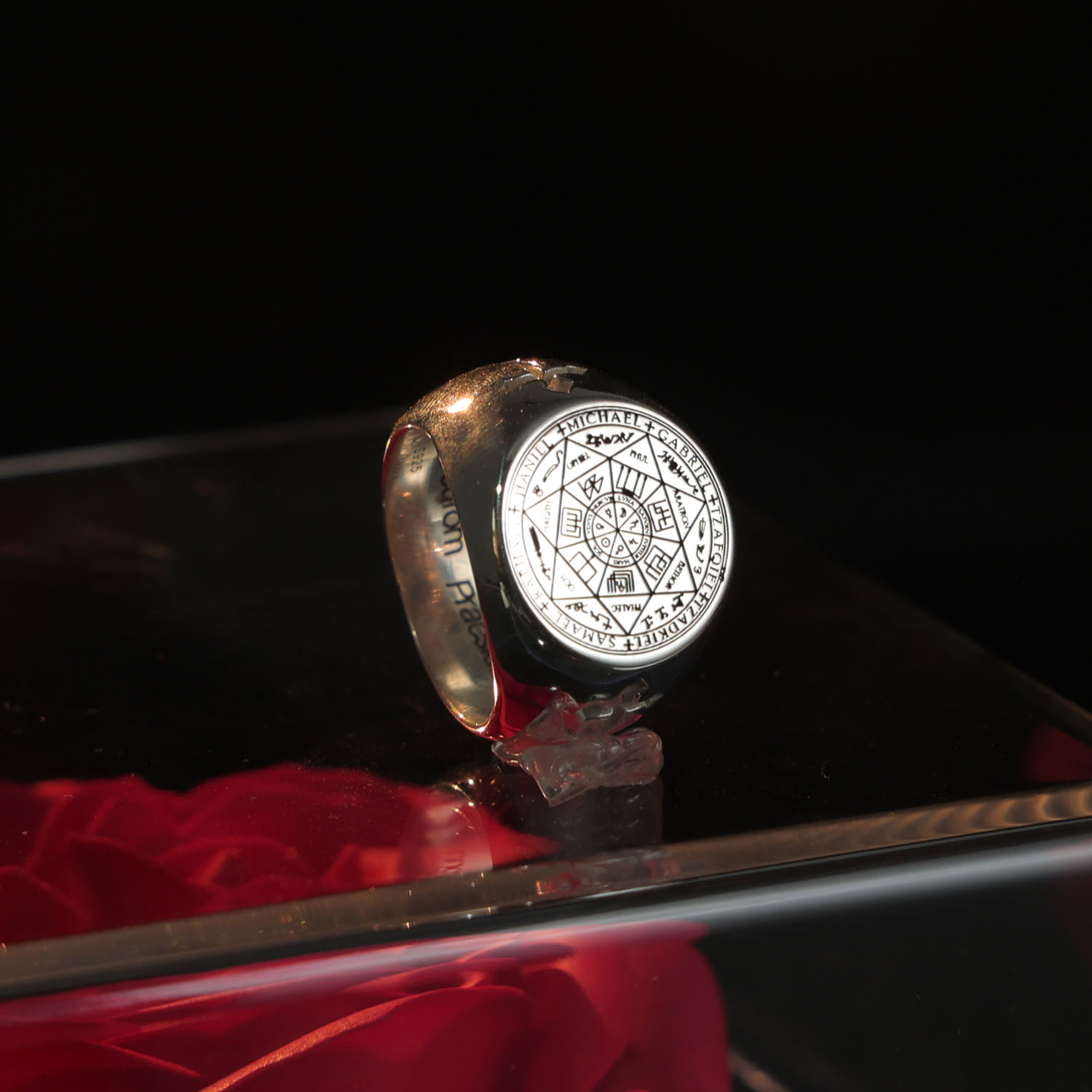 20mm Solid Signet Ring 925 Sil - Signet Ring Men のレビューと価格