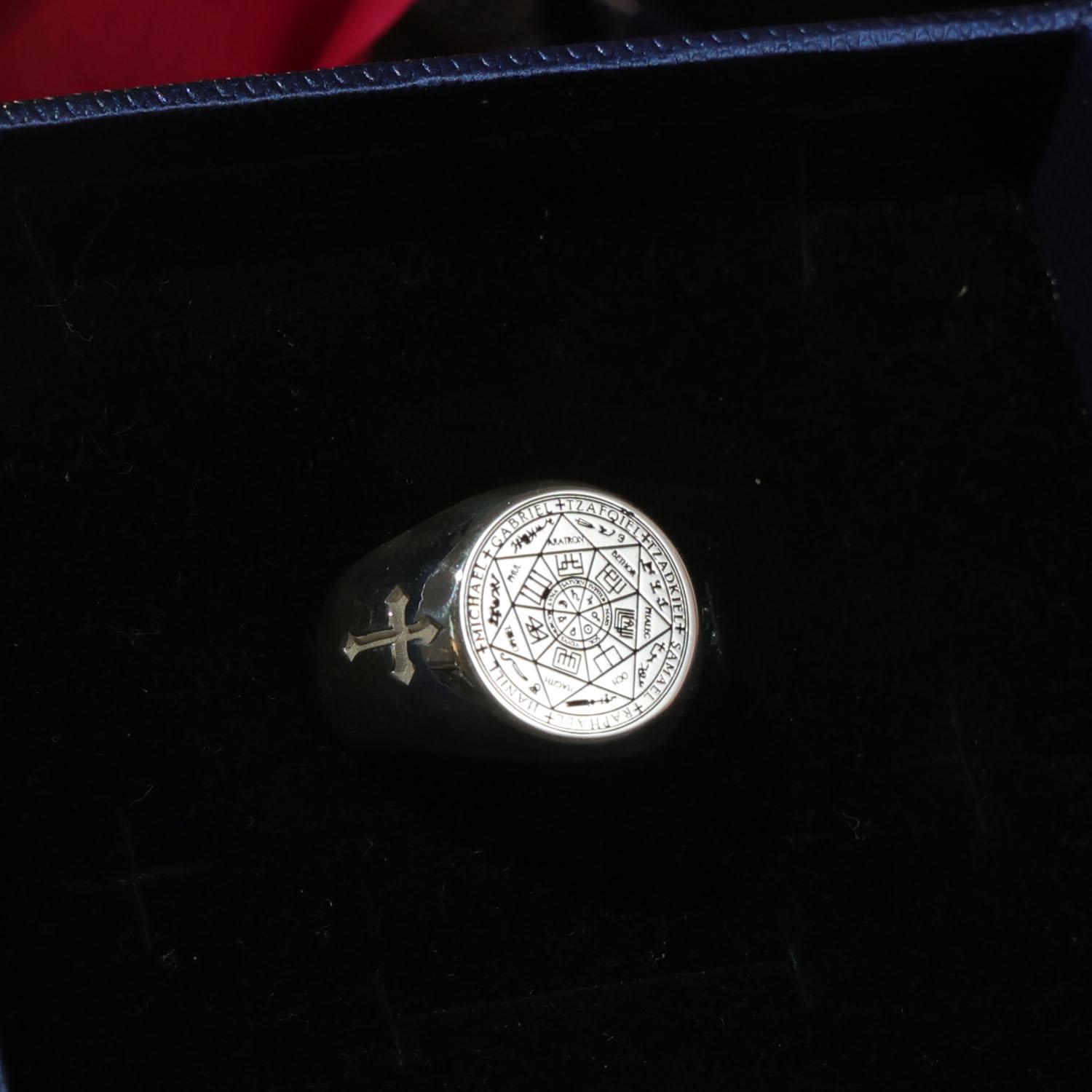 20mm Solid Signet Ring 925 Sil - Signet Ring Men のレビューと価格