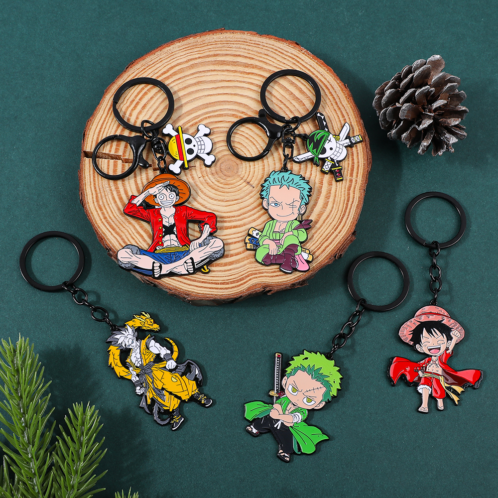 One Piece Anime Keychain Featu - Men Keychain Accessories のレビューと価格