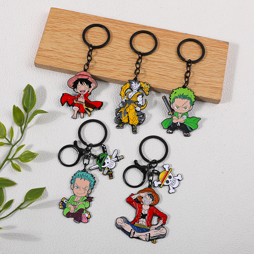 One Piece Anime Keychain Featu - Men Keychain Accessories のレビューと価格