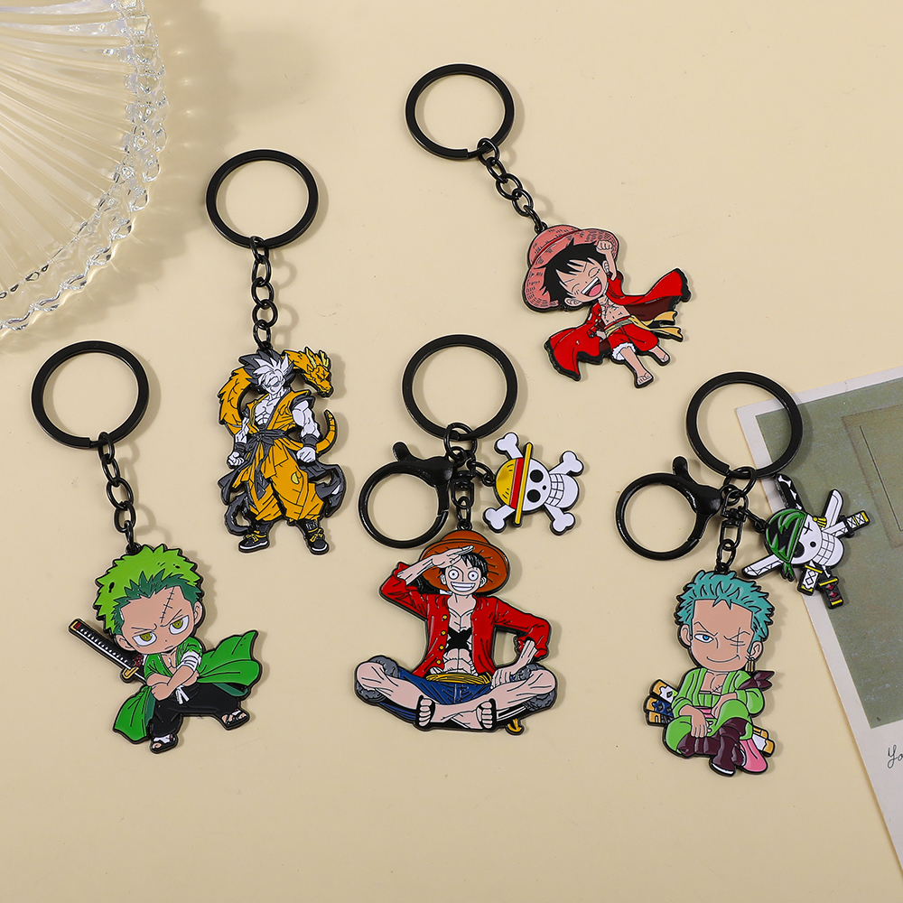 One Piece Anime Keychain Featu - Men Keychain Accessories のレビューと価格