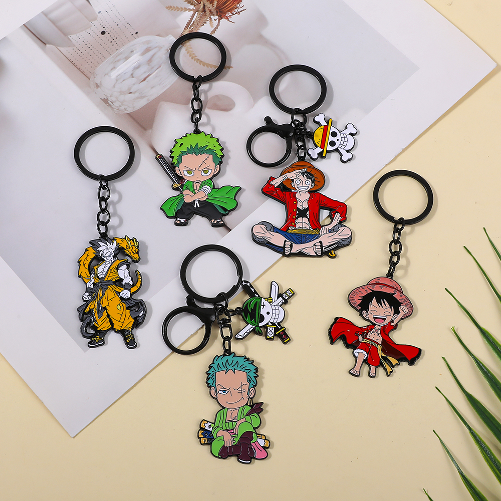 One Piece Anime Keychain Featu - Men Keychain Accessories のレビューと価格