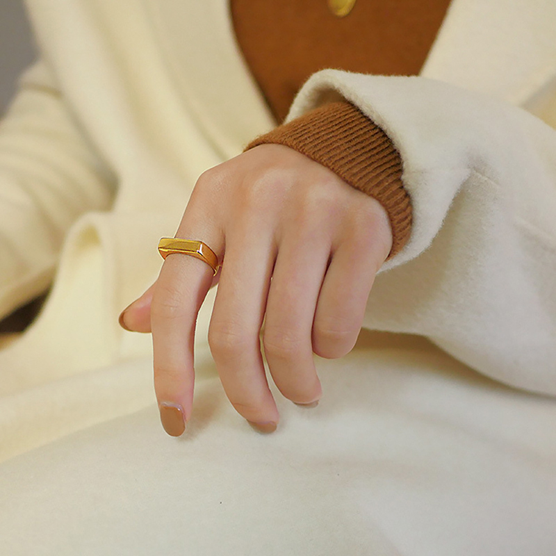 365 Stainless Steel Punk Rock  - Signet Ring Men のレビューと価格
