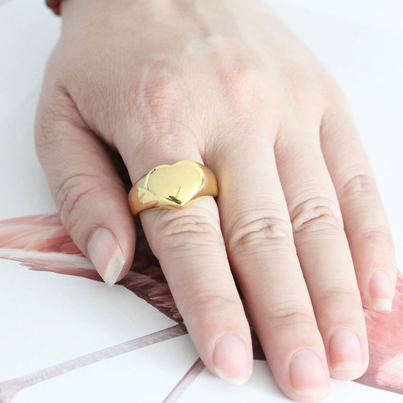 365 Stainless Steel Punk Rock  - Signet Ring Men のレビューと価格