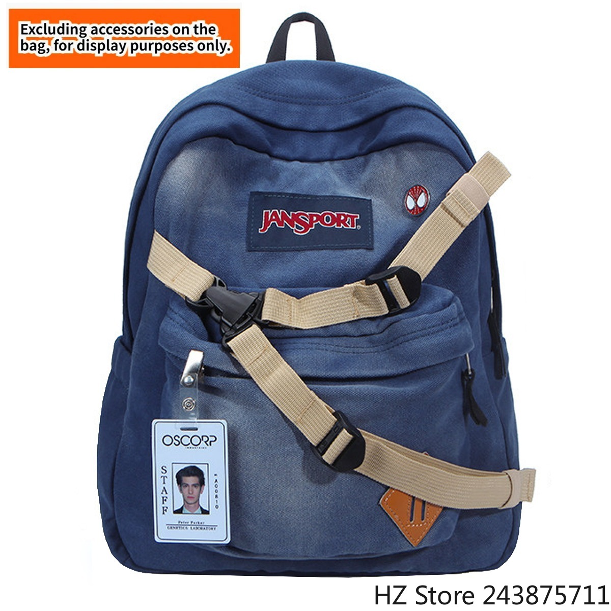 Spider-Man Denim Backpack Spid - Men Accessories Unique のレビューと価格