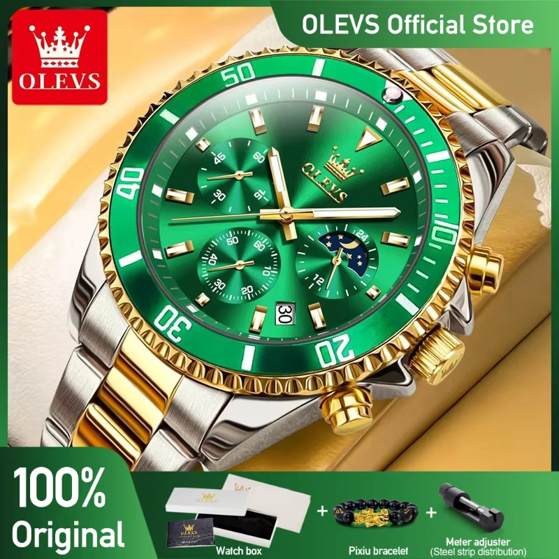 OLEVS Men's Watches Top Brand  - Men'S Accessories Luxury Brands のレビューと価格