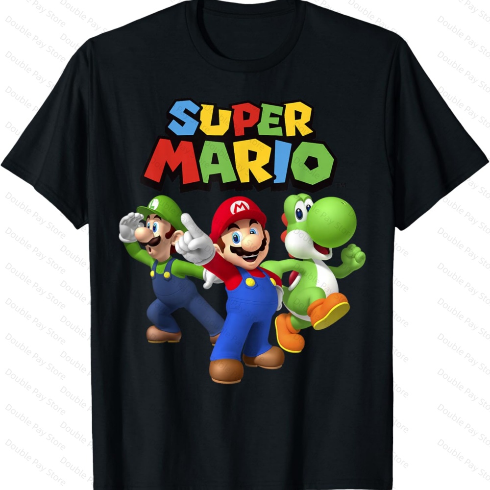Super Mario T shirt Luigi Yosh - Men Accessories Unique のレビューと価格