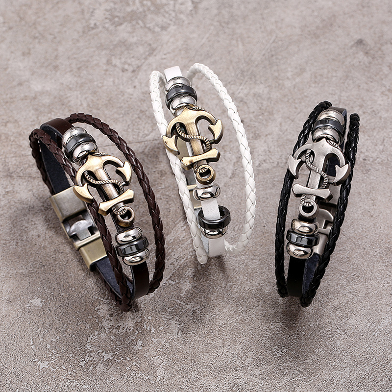 Multi Layered Vintage Leather  - Men Accessories Pk のレビューと価格