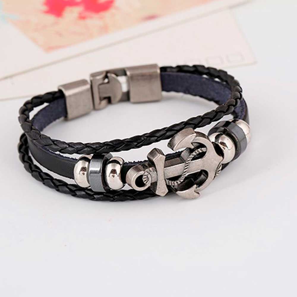 Multi Layered Vintage Leather  - Men Accessories Pk のレビューと価格