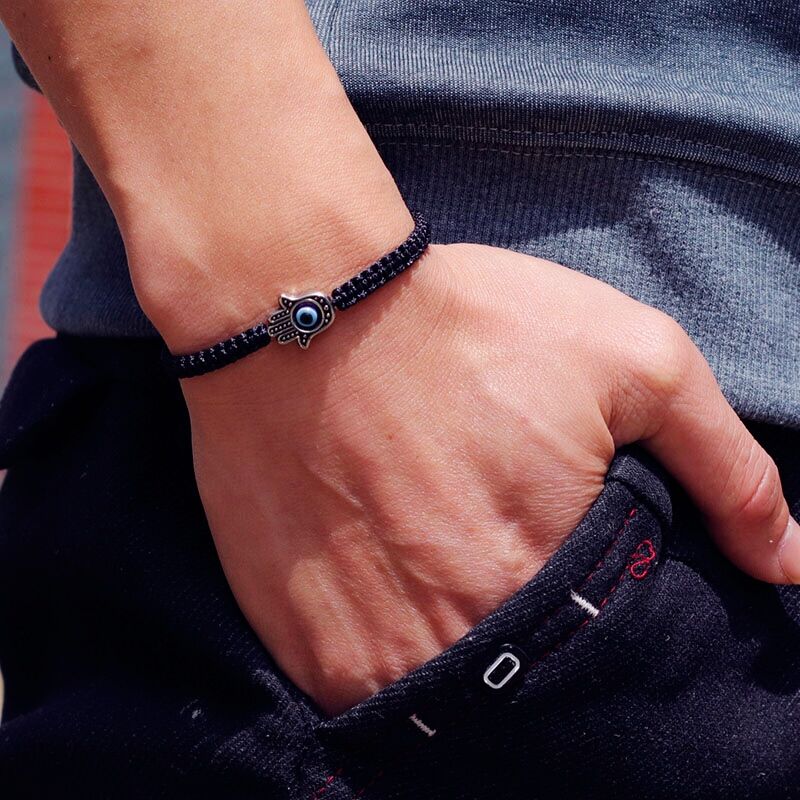 Noter Men Bracelet Adjustable  - Men Accessories Evil Eye のレビューと価格