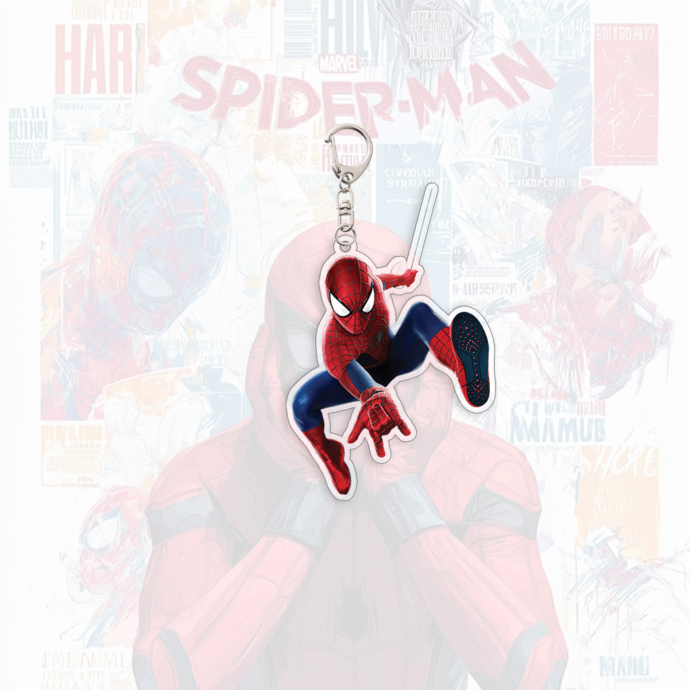 Spider Man Acrylic Keychain An - Men Keychain Accessories のレビューと価格