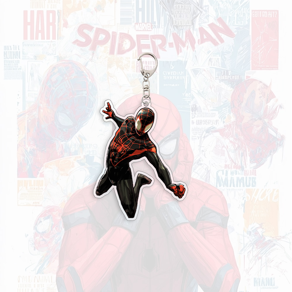 Spider Man Acrylic Keychain An - Men Keychain Accessories のレビューと価格