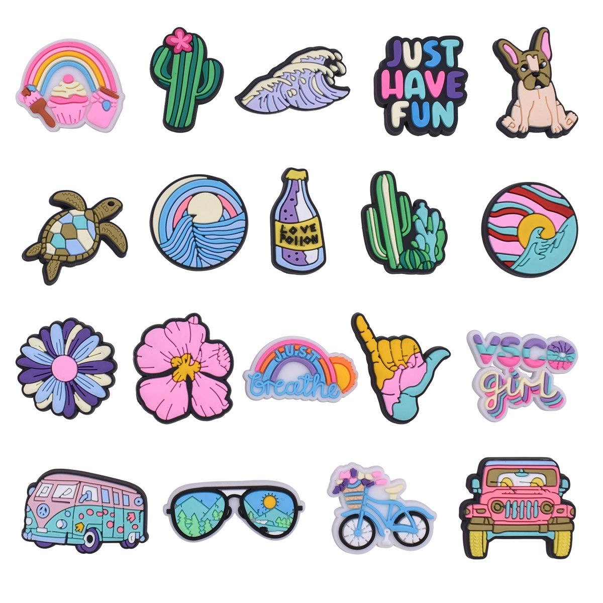 Beach Vacation Shoe Charms for - Men'S Vacation Accessories のレビューと価格